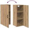 vidaXL Haut Armoire avec tiroir Ch&ecirc;ne artisanal 34,5 x 34 x 180 cm