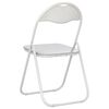 vidaXL Chaise pliante 2 pcs Blanc et Gris 48 x 43,5 x 81 cm