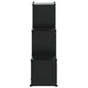 vidaXL Cubes de rangement 6 pcs Noir PP