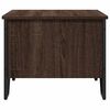 vidaXL Table basse chêne marron 75x51x40 cm bois d'ingénierie