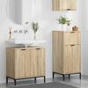 vidaXL Ensemble de mobilier de salle de bain 2 pcs Ch&ecirc;ne Sonoma