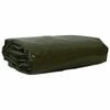vidaXL B&acirc;che 650g / m&sup2; Vert olive 1 x 2,5 m Toile avec rev&ecirc;tement en PVC