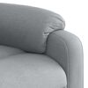 vidaXL Fauteuil inclinable Gris clair Tissu