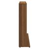 vidaXL Armoire à CD Chêne marron 100x23x89,5 cm Bois d'ingénierie