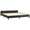 vidaXL Cadre de lit sans matelas noir 160x200 cm similicuir
