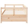 vidaXL Lit de jour sans matelas 90x190 cm bois de pin massif