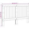 vidaXL T&ecirc;te de lit 160x104 cm bois massif de pin