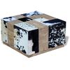 vidaXL Table basse Cuir de vache 60x60x36 cm