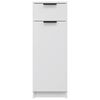 vidaXL Armoire de salle de bain blanc 32x33,5x90 cm bois d'ingénierie