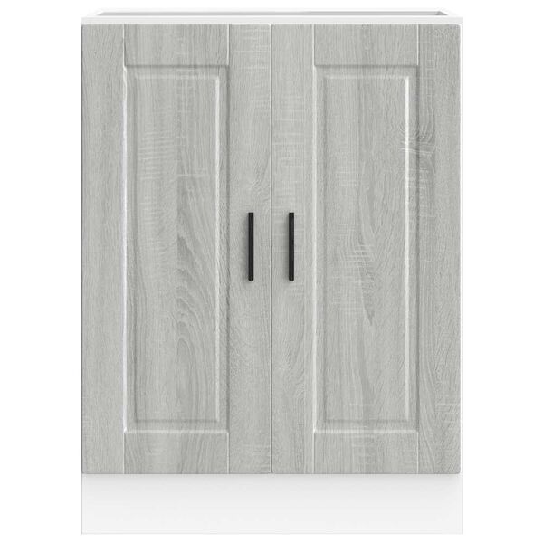 vidaXL Armoire de cuisine Porto sonoma gris bois d'ing&eacute;nierie