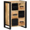 vidaXL Buffet 50x35x70 cm bois de manguier brut massif