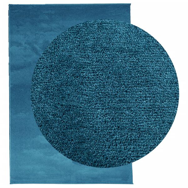 vidaXL Tapis OVIEDO &agrave; poils courts turquoise 200x280 cm
