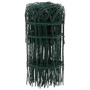 vidaXL Bordure de pelouse Fer enduit de poudre 10x0,4 m