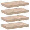 vidaXL &Eacute;tag&egrave;res flottantes 4 pcs 40x23,5x4 cm bois d'ing&eacute;nierie