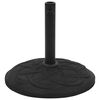 vidaXL Socle de parasol Noir B&eacute;ton Rond 15 kg