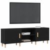 vidaXL Meuble TV Ch&ecirc;ne noir 150 x 30 x 50 cm Bois d'ing&eacute;nierie