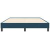 vidaXL Cadre de lit sans matelas bleu fonc&eacute; 140x210 cm velours
