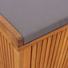 vidaXL Bo&icirc;te &agrave; coussins d'ext&eacute;rieur 150x50x60,5cm bois massif d'acacia