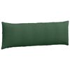 vidaXL Coussins de canap&eacute; 2 pcs Vert fonc&eacute; 120 x 40 cm