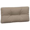 vidaXL Coussins de palette 5 pcs taupe tissu