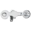 vidaXL Robinet de Douche Mixer Chrome G 1 / 2 pouces Laiton