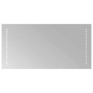 vidaXL Miroir de salle de bain LED Transparent 60 x 30 cm verre tremp&eacute;