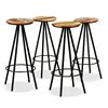 vidaXL Ensemble de bar 5 pcs Bois d'acacia massif et de récupération
