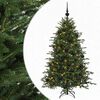 vidaXL Sapin de No&euml;l artificiel avec boules 120 cm 150 LED Blanc chaud