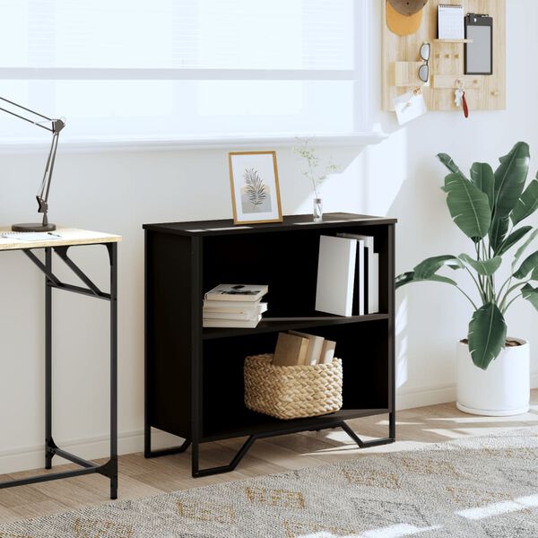 vidaXL Bibliothèque noir 80x31x74,5 cm bois d'ingénierie