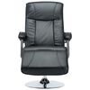 vidaXL Fauteuil TV noir similicuir