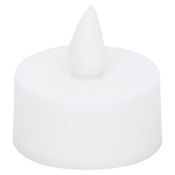 vidaXL Bougies &eacute;lectriques sans flamme &agrave; LED color&eacute;es 100 pcs