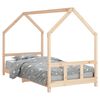 vidaXL Cadre de lit pour enfant 90x190 cm Bois de pin massif