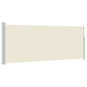 vidaXL Auvent lat&eacute;ral r&eacute;tractable 120 x 300 cm Blanc cass&eacute;
