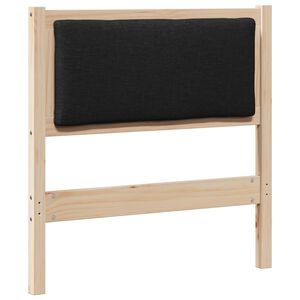 vidaXL T&ecirc;te de lit Autre Marron 75 cm Bois massif en pin