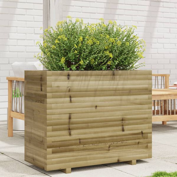 vidaXL Jardini&egrave;re 90x40x72,5 cm bois de pin impr&eacute;gn&eacute;