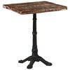 vidaXL Table de bistro 60x60x76 cm Bois massif de r&eacute;cup&eacute;ration