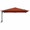 vidaXL Parasol de jardin Couleur terre cuite 248.5 x 247.5 x 160 cm