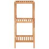 vidaXL Étagère de salle de bain 36x36x79 cm Bois massif de noyer