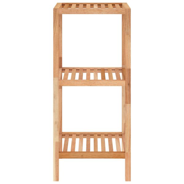 vidaXL Étagère de salle de bain 36x36x79 cm Bois massif de noyer