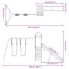 vidaXL Aire de jeux d'ext&eacute;rieur bois de pin massif
