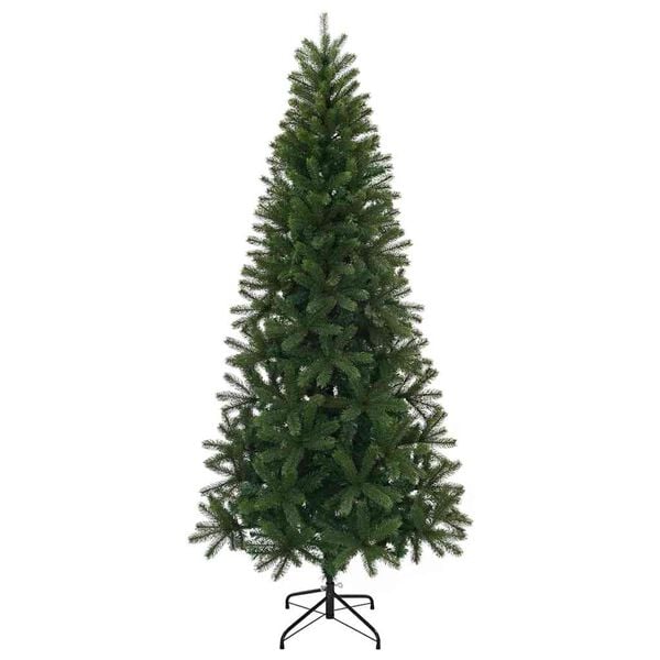 vidaXL Sapin de Noël artificiel Vert 180 cm PVC, PE et acier