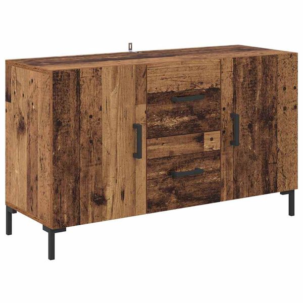 vidaXL Buffet Bois Ancien 100 x 36 x 60 cm Bois d'ing&eacute;nierie