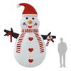 vidaXL Bonhomme de neige gonflable avec LED 460 cm