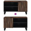 vidaXL Unites TV Noyer 80 x 33 x 46 cm Bois d'ing&eacute;nierie
