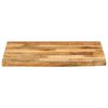 vidaXL Dessus de table 60x60x2,5 cm bord vif bois massif manguier brut