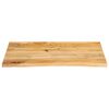 vidaXL Dessus de table &agrave; bord vivant 80x60x3,8 cm bois massif manguier
