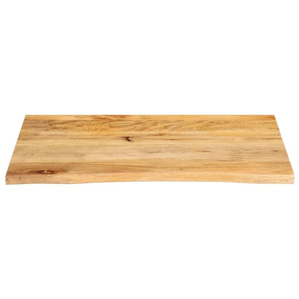 vidaXL Dessus de table &agrave; bord vivant 80x60x3,8 cm bois massif manguier