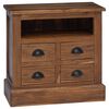 vidaXL Armoire de rangement avec tiroir Naturel 60 x 30 x 60 cm