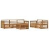 vidaXL Ensemble de canap&eacute;s d'ext&eacute;rieur 6 pc Naturel