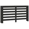 vidaXL Cache-Radiateur Noir 175 x 20 x 82 cm Bois d'ing&eacute;nierie
